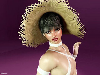 Big Ass Femboy Showing off his body