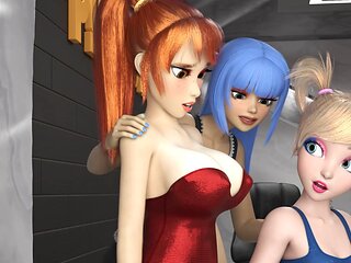 Ruthless Sex Showdown  The Anal Domination of a Dickgirl in a Cyberpunk Underworld