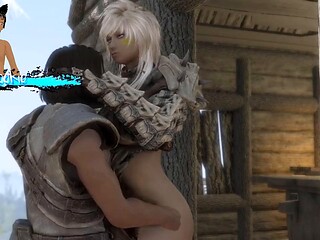 Rosas Big-Buttocked Hentai Beauty in Skyrim Creampie