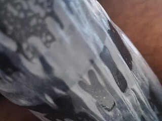 having a rod in my ass using condom