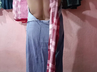 Saree Dropping After Bath Sfw 2