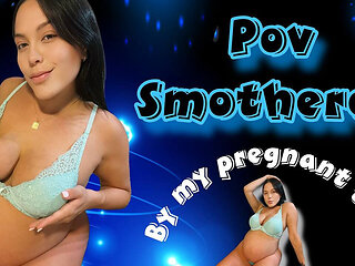 POV: Covered by My Soft Pregnant Breasts