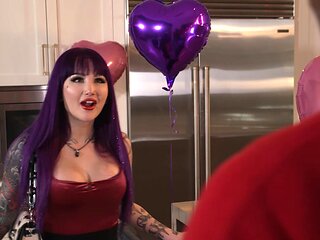 Inked whore Valerica Steele is fucked by a black man
