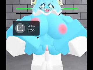 Blue girl got lost to a battle