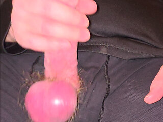 Edging my big veiny cock until a ruined orgasm