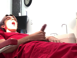 Jerking off at dental clinic pt 1