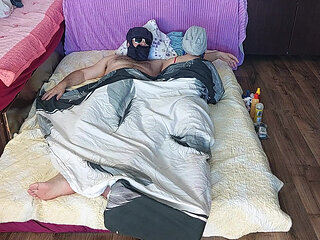 Hot Foreplay with a Couple, Oil Massage on the Body.