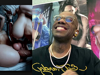 Big Breast Thicc Ass Transgender Cock 2B Fucking 9S In Her Tight Ass Hole Until She Creampies, Transgender And Chill, AI Generated