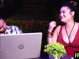 Desperate Indian housewife gets fucked in the office