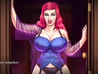Cartoon babe gets fucked in summer time saga gameplay