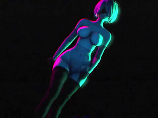 Horny Yorha 2B Robot Orgy