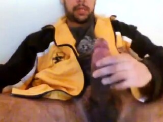 Str8 Danish Guy Cums on Paper Towel with Monstercock