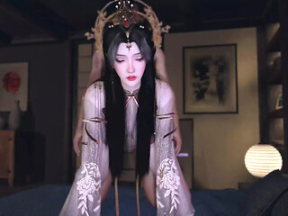 Queen Animated Angel with Sinful Curves - 3D Animation