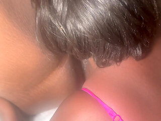 My girl came over to eat my pussy