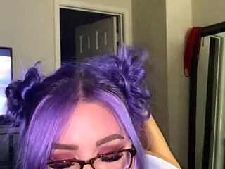 POV blowjob for big cock from blonde MILF