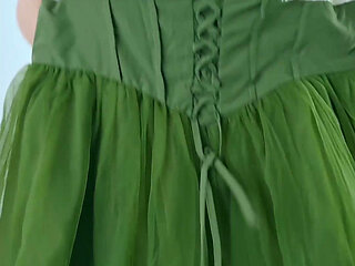 Quickly Putting on a Beautiful Dress