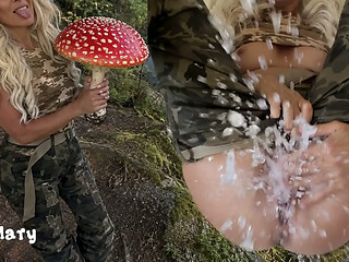 Autumn is season for mushroom and squirting