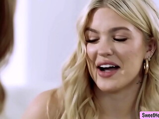 Watch this MILF gets her pussy eaten by hot babe