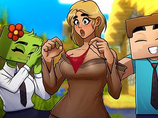 Minecraft-themed adult fun with animation and games featuring Lewdgames01