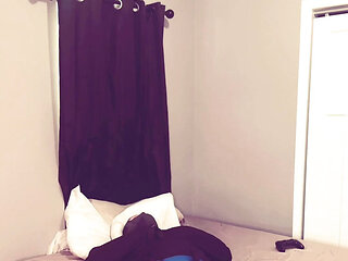 Motorcycle Stud Air Humping in a Straitjacket