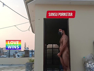 Indian actor nude in public