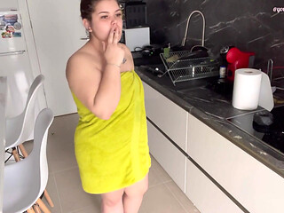 Smoking after shower