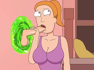 Rick and Morty - a Way Back Home - Sex Scene Only - Part 27 Summer #3 by Loveskysanx