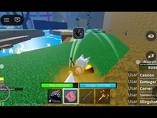 Como bater na bunda do npc no blox fruits