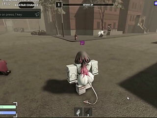 Jugando roblox Condo Jane Doe termina siendo follada