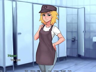 This femboy gave me an incredible blow job at Hazelnut Cafe