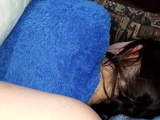 While my girlfriend is lying next to me, I riskily treason on her with our neighbor