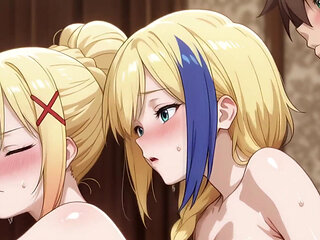 Kazuma X Clair X Darkness (konosuba)