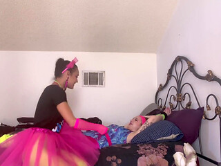 Zara & Ayla's Sultry '80s Fantasy 4K POV Ecstatic Bondage Play Awaits!