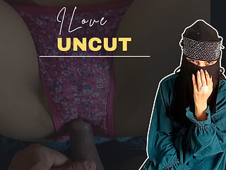 Muslim Babe was excited for Uncut Dick