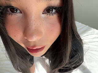 SHY JAPANESE BRUNETTE NEWLYWED SECRETLY FILMS HERSELF RIDING HER HUSBAND'_S BEST FRIEND WHILE HE'_S AWAY