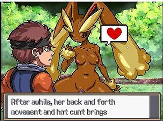 Pokemon Hentai Version - Training My Lopunny Bunny Furry Hentai With Loira Gostosa