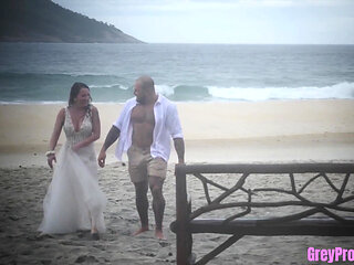 Public Beach Fuck -- Vow Renewals and Cum on My Face