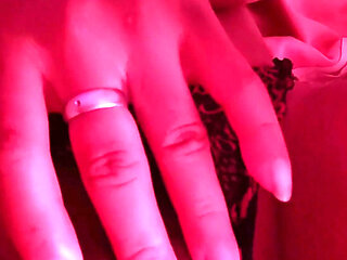 Naughty Brunette Masturbating at Home