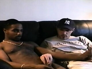 Vintage nubian str8 cocksucked by stud