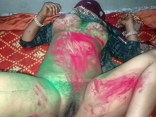 Holi spacial. Holi par bhabhi ki chudayi kari