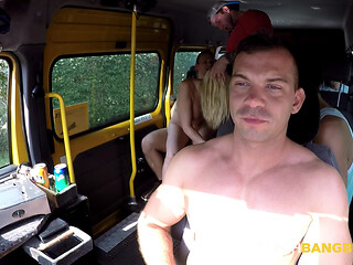 Czech Bang Bus 3 Hot Gangbang with a Busty MILF