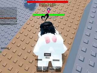 Having sex with an egirl in Roblox