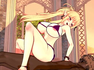 The horniest Elf gets fucked until she moans with pleasure