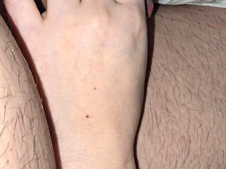 Step Mom Playing at home with step son dick ends up with a handjob