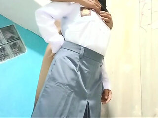 High School Girl Wants To Go To School With Her Boyfriend