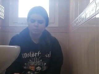 Watcher on Toilet