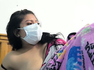 Big Tits And Open Legs Showing Her Dry Vaginal Package