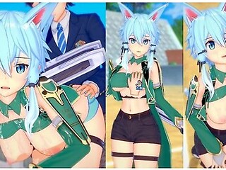 Koikatsu! Sex With Big Tits Anime Girl. 3D CG Erotic Anime Video