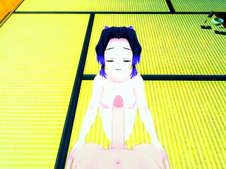 Shinobu Kocho gets Deflowered by Intense Sex - Demon Slayer Hentai
