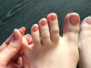 Maitresse Madelines solo foot fetish POV